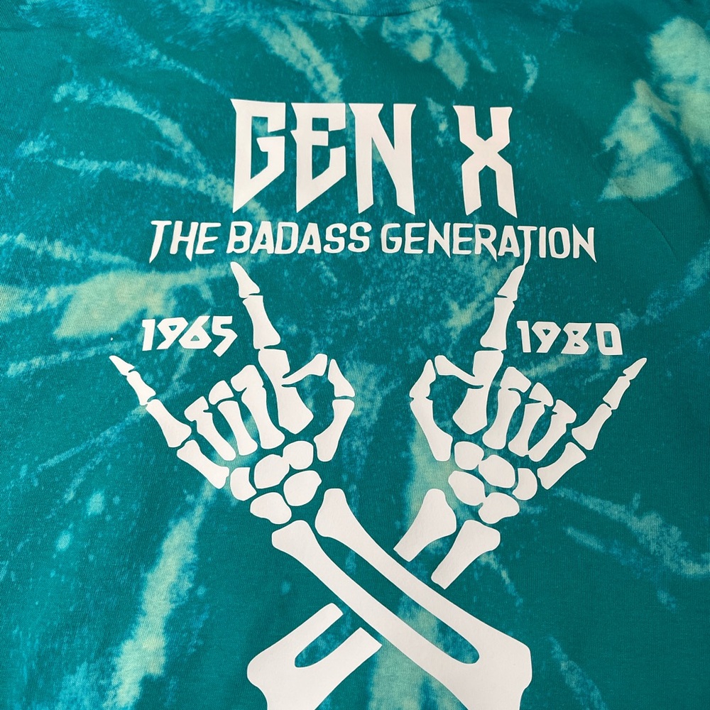 Gen X Tie-Dye Graphic Tee